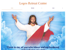 Tablet Screenshot of logosretreatcentre.com